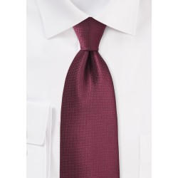 Burgundy Rosewood Color Necktie