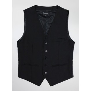 Suit Vest in Formal Black