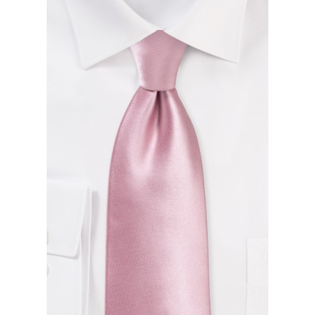 Dusty Rose Tie in XL Length