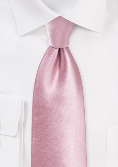 Solid Necktie in Dusty Rose