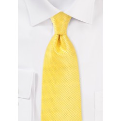 Bold Colored Tie in Sunbeam Yellow