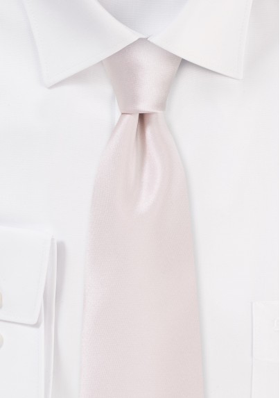 Pale Pink Colored Necktie