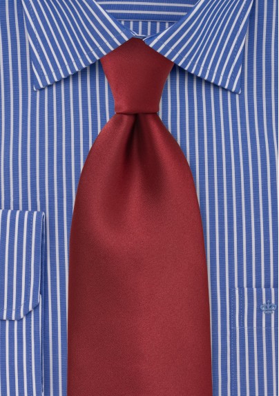Cranberry Red Tie