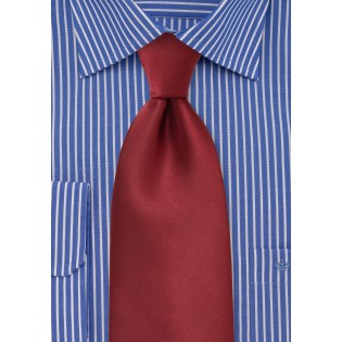 Cranberry Red Tie