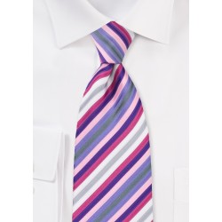 Vintage Silk tie Striped Tie  Orange blue tie mens Necktie Striped Neck Tie multicolour striped tie Mens Color Slim Neckties Vintage classic