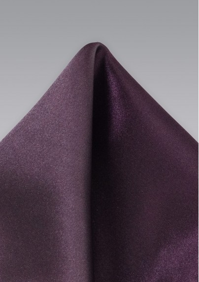 Solid Pocket Square in Berry Color