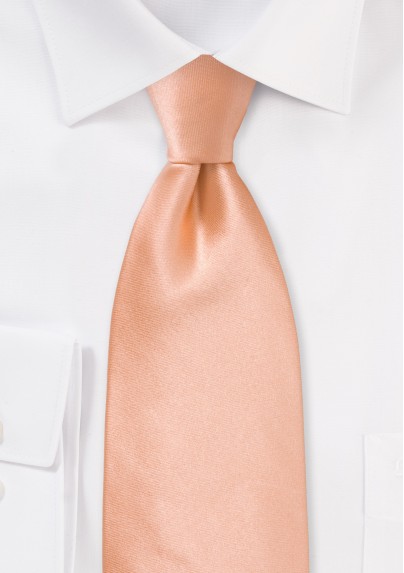 XL Tie in Coral Peach