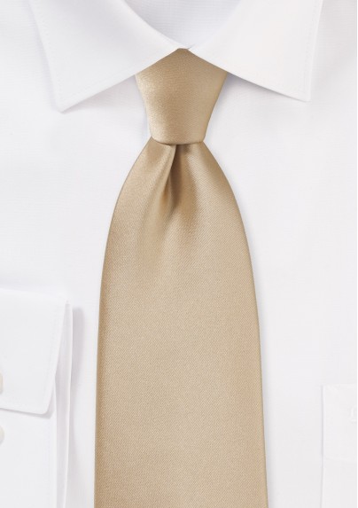 Oatmeal Colored Men's Tie