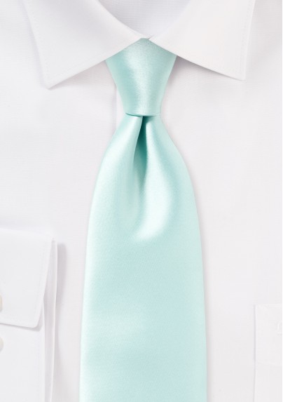 Pale Mint Green Necktie