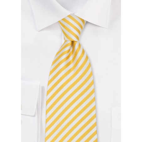 Kids Ties - Yellow Silk Tie for Kids