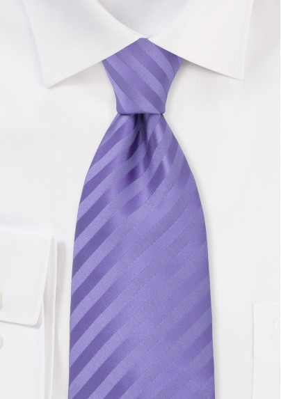 XL Length Lavender-Purple Mens Tie