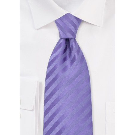 XL Length Lavender-Purple Mens Tie