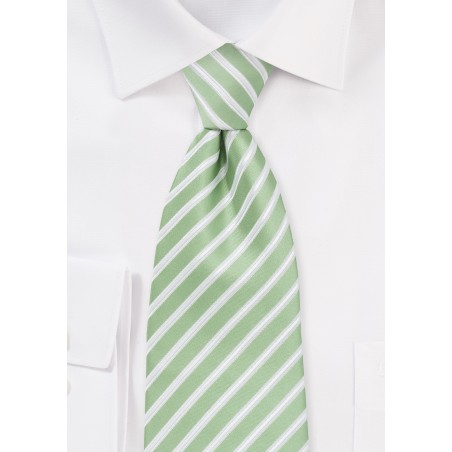 Seafoam Green Tie in Kids Length