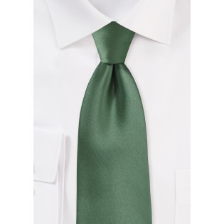 Olive Color Tie for Kids