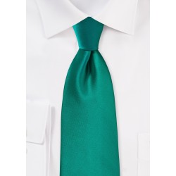 Jade Colored Necktie Made in XL Size