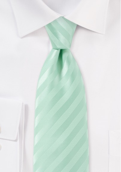 Narrow Pistachio Colored Neck Tie
