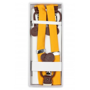 Golden Colored Mens Suspenders in Box