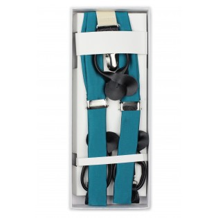 Oasis Hued Fabric Suspenders in Box