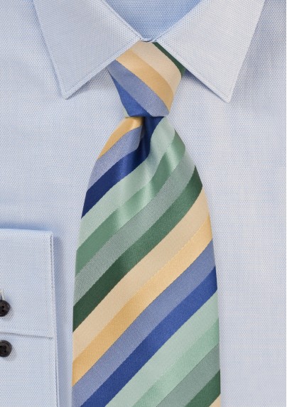 Striped Tie in Pastels
