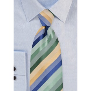 Striped Tie in Pastels