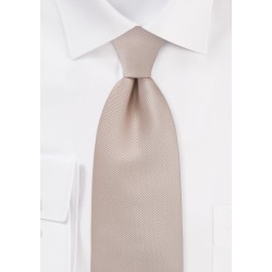 Golden Tan Necktie in Longer Size