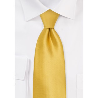 Golden-Yellow Silk Tie