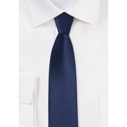 Dark Blue Skinny Tie