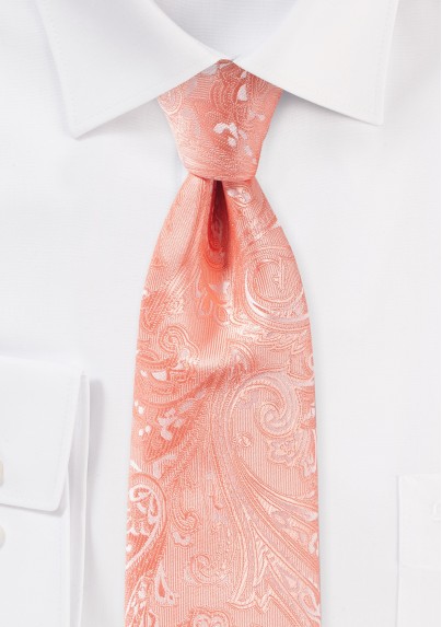 Bellini Pink Paisley Tie for Kids