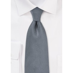 Pure Silk Charcoal Colored Tie