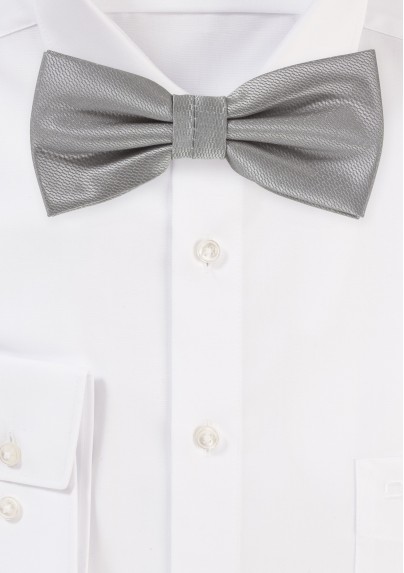 Tuxedo Bow Tie in Sterling - Mens-Ties.com