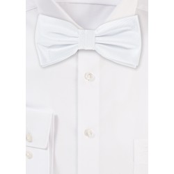 Formal Bright White Bow Tie