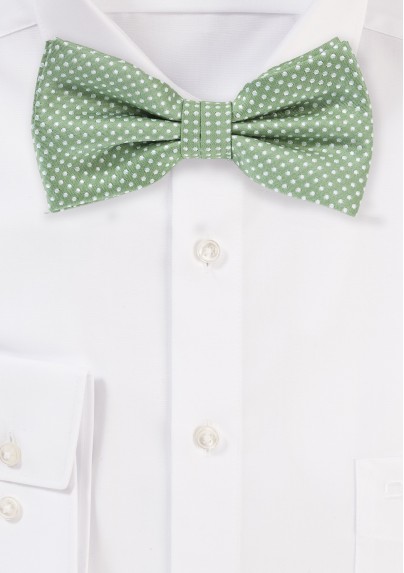 Sage Green Colored Bow Tie