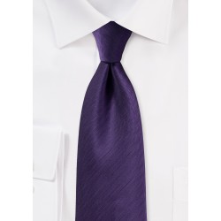 Herringbone Tie in Regency Purple