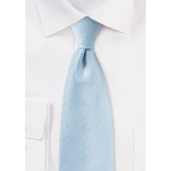 Herringbone Tie in Powder Blue