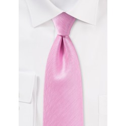 Carnation Pink Mens Tie