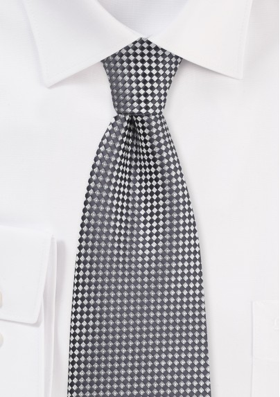 Two Toned Gray Kids Tie