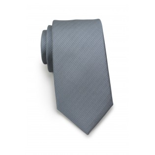Classic Gray Textured Skinny Tie