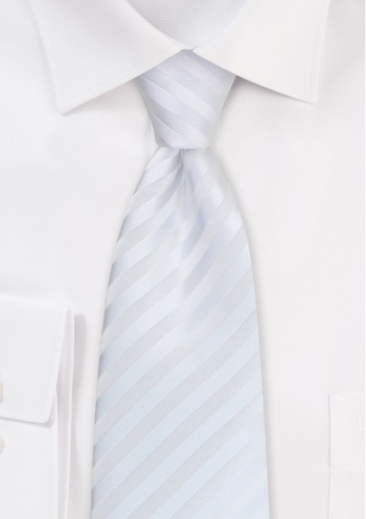 Elegant Bright White Tie - Mens-Ties.com