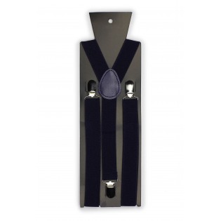 Elastic Band Suspenders in Classic Navy Packaging