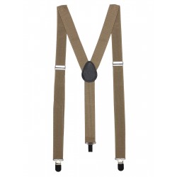 Light Brown Elastic Band Suspenders
