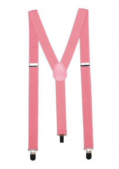 Suspenders in Tulip Pink