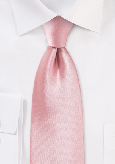 Petal Pink Hued Men's Tie